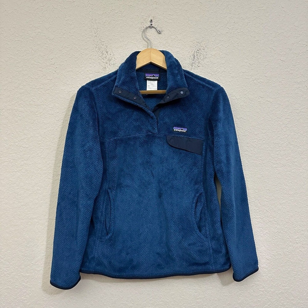 PATAGONIA W's Re-Tool Snap-T Fleece Pullover in Blue